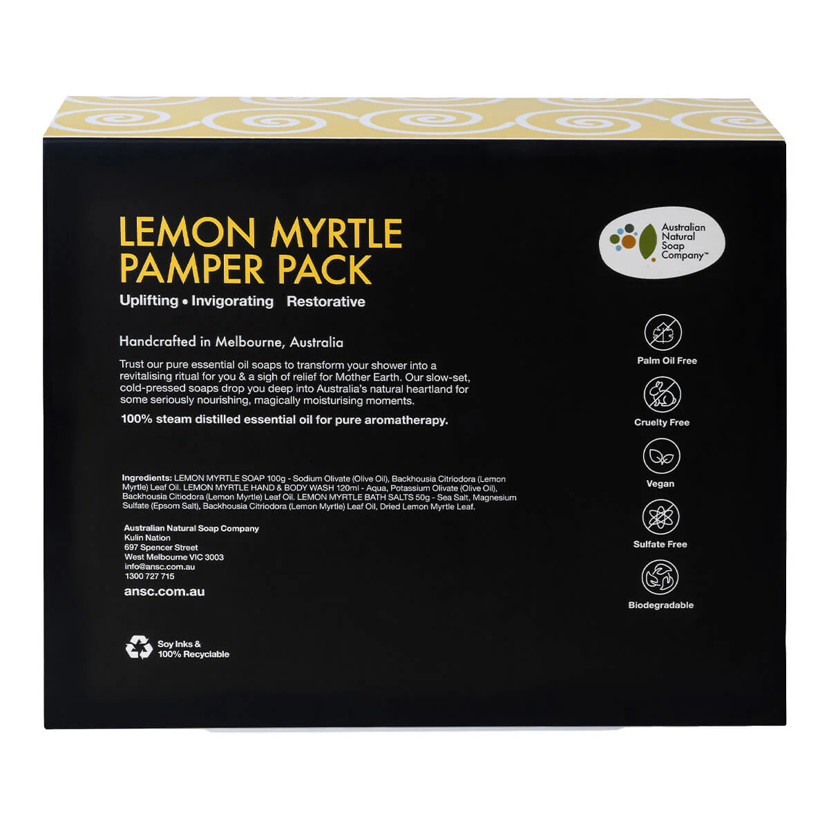 Lemon Myrtle Pamper Pack - Image 3