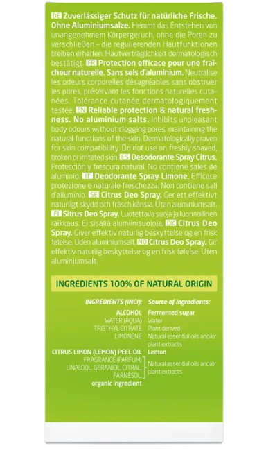 Citrus Fresh Deodorant Spray - Image 3