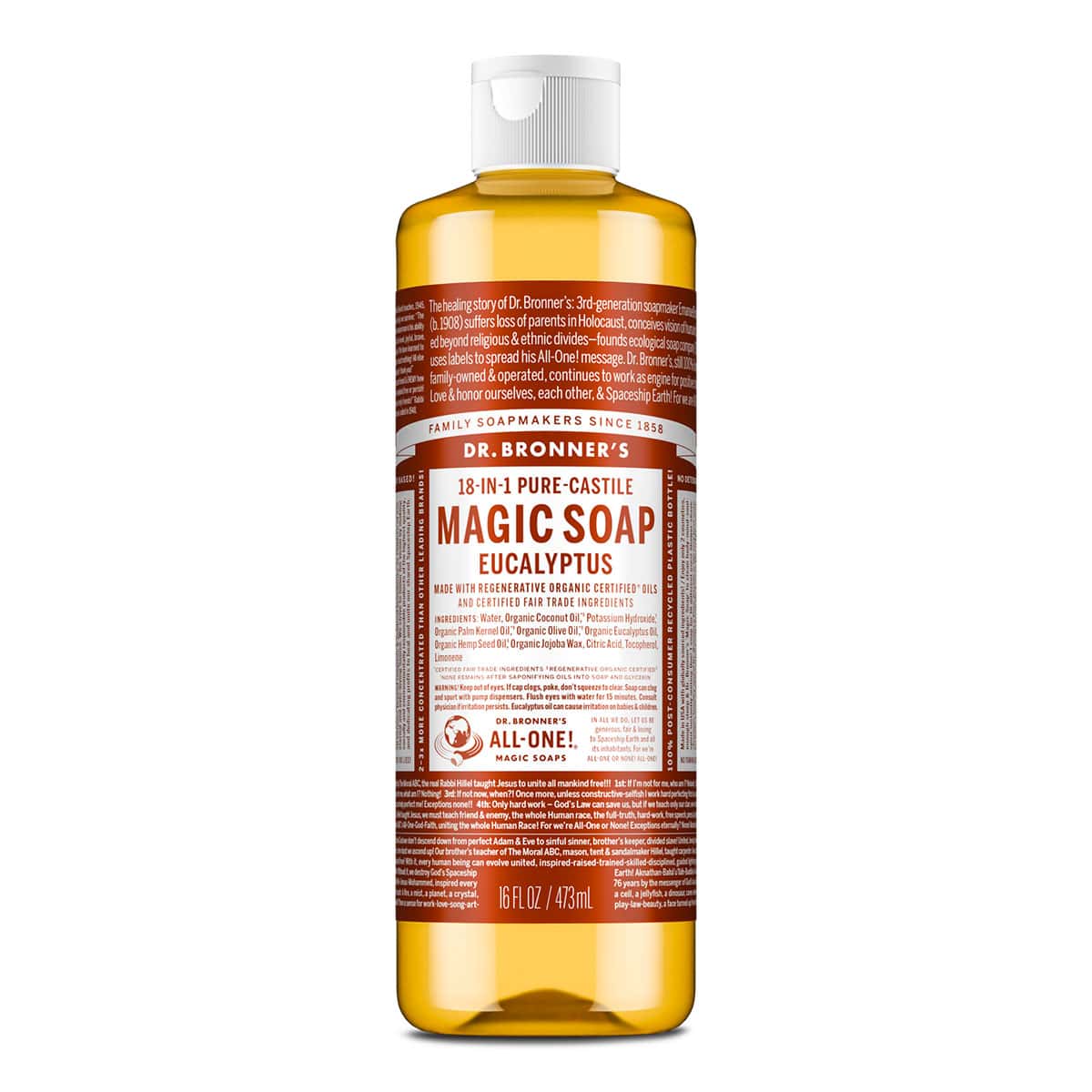 18-In-1 Pure-Castile Magic Soap - Eucalyptus - Image 5