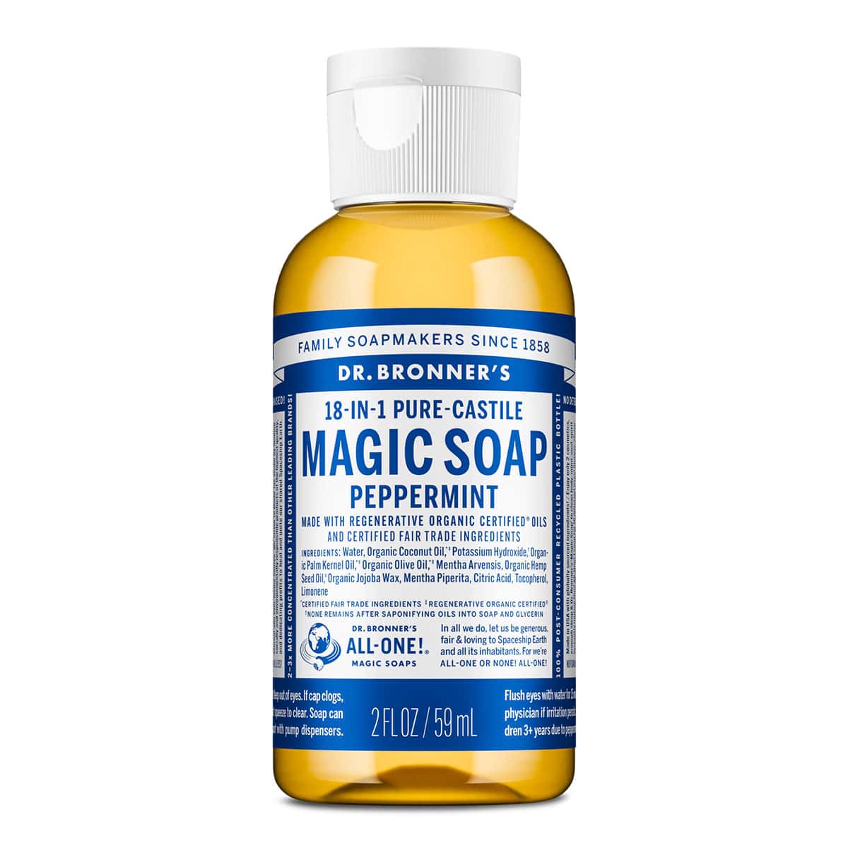 18-In-1 Pure-Castile Magic Soap - Peppermint - Image 3
