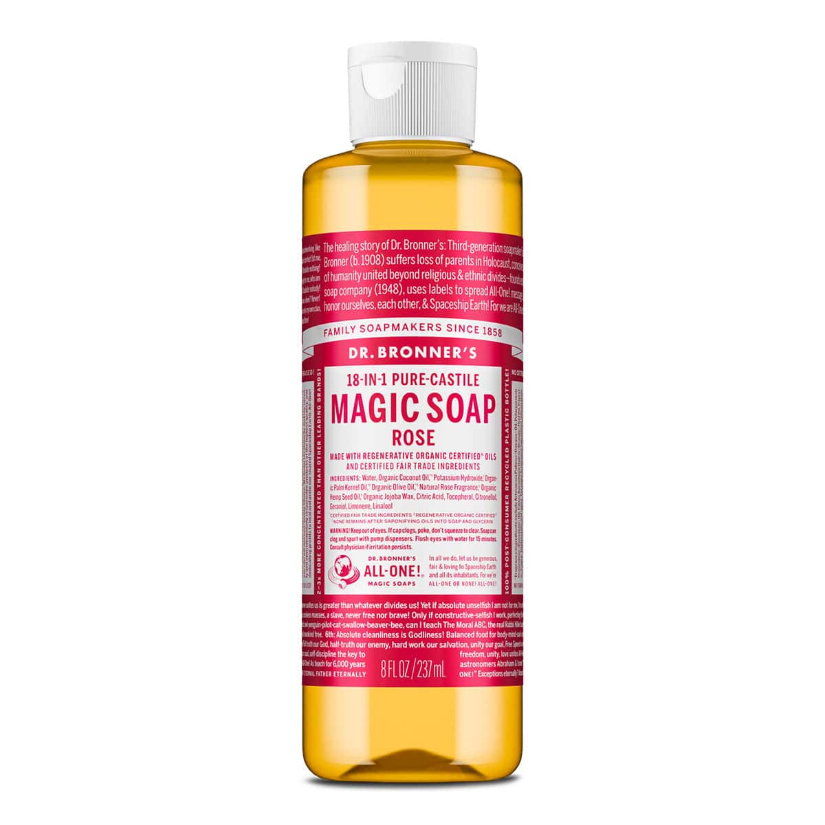 18-In-1 Pure-Castile Magic Soap - Rose - Image 4