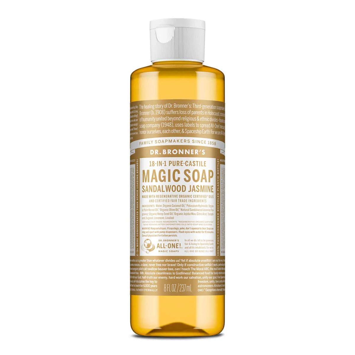 18-In-1 Pure-Castile Magic Soap - Sandalwood & Jasmine - Image 4